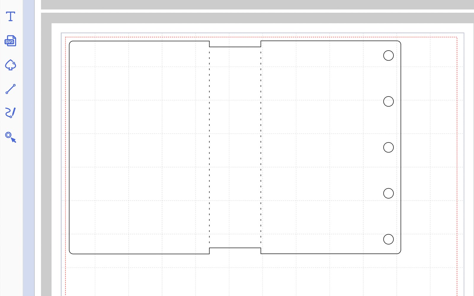 CanvasWorkspace book cover cutting lines for ScanNCut 