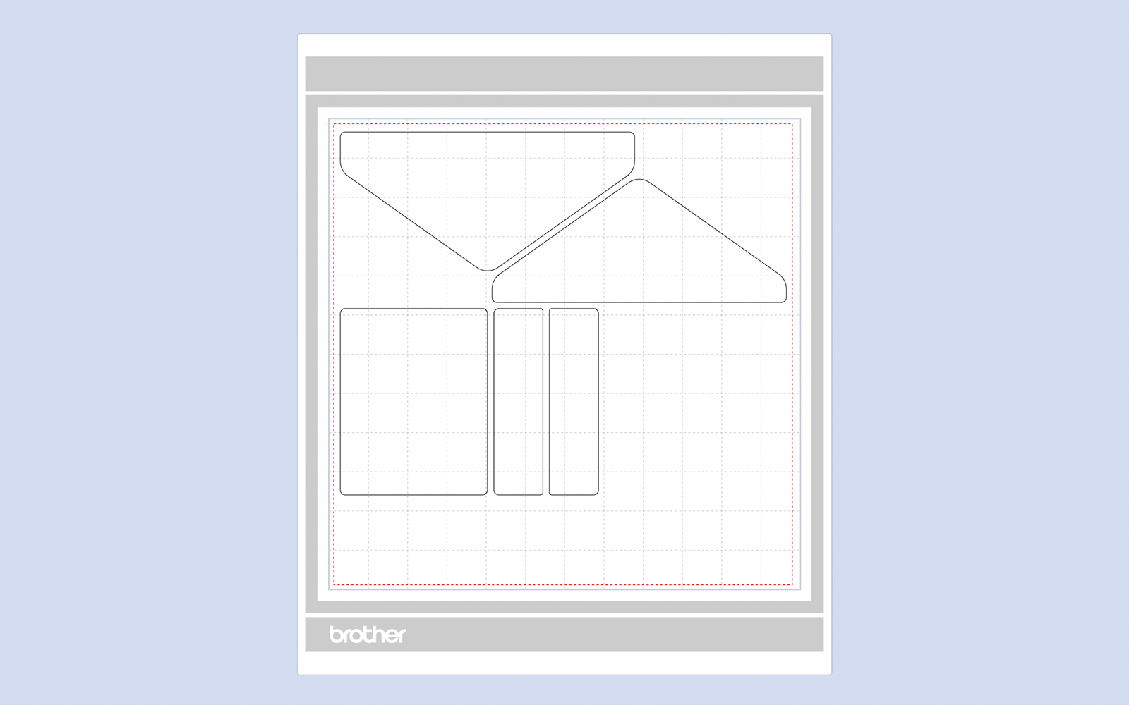 Bay window kaart envelop flap snijlaag