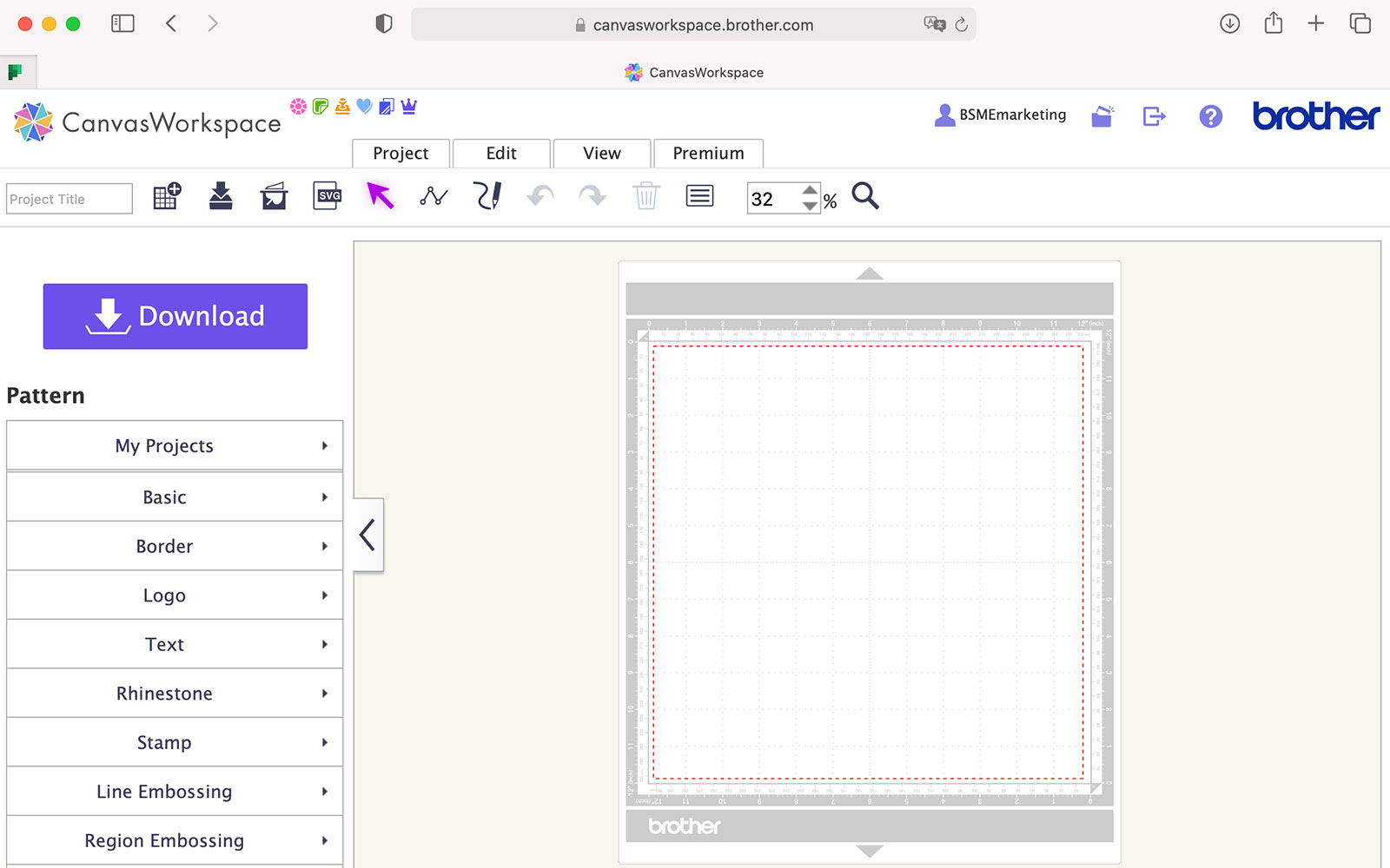 CanvasWorkspace Design page