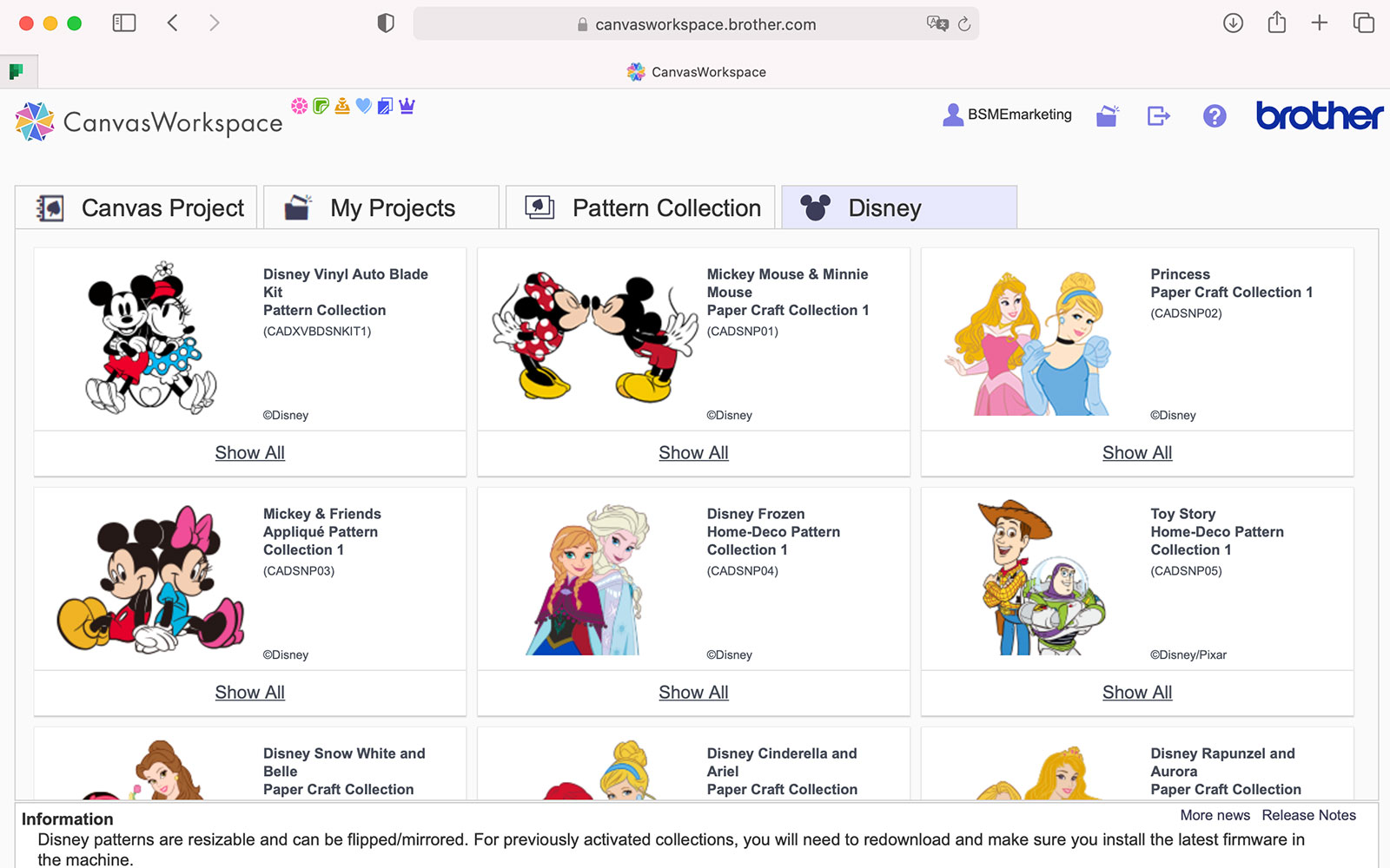 preview of Disney design cards