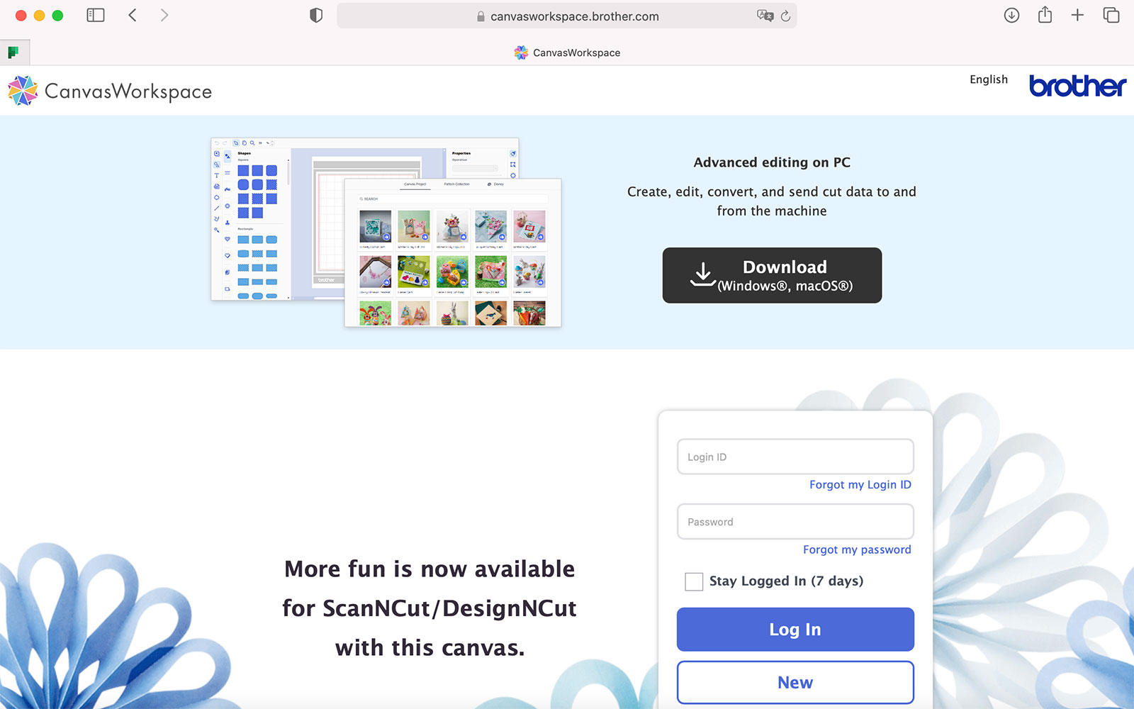 Canvas Workspace Log In