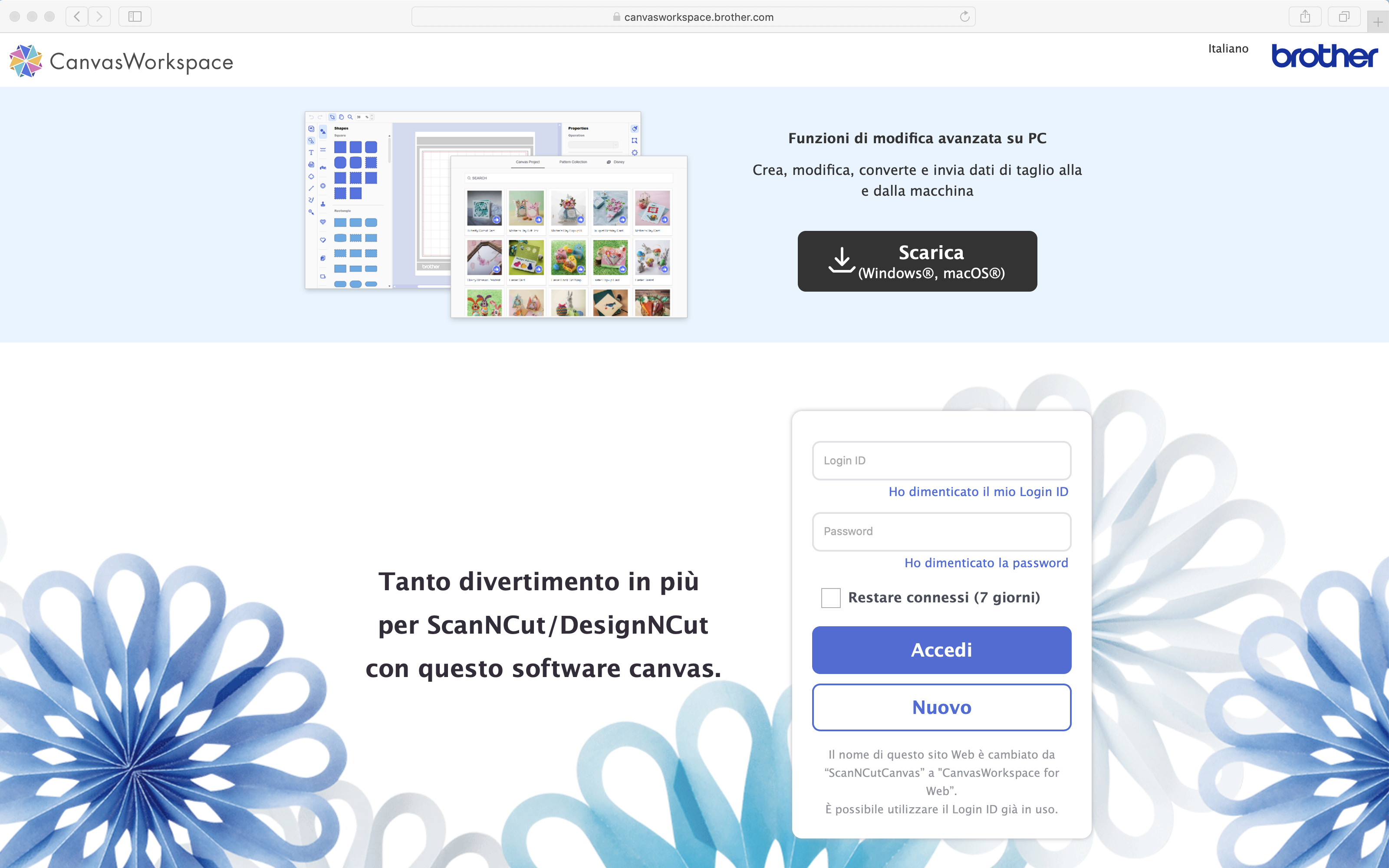Canvas Workspace Accesso