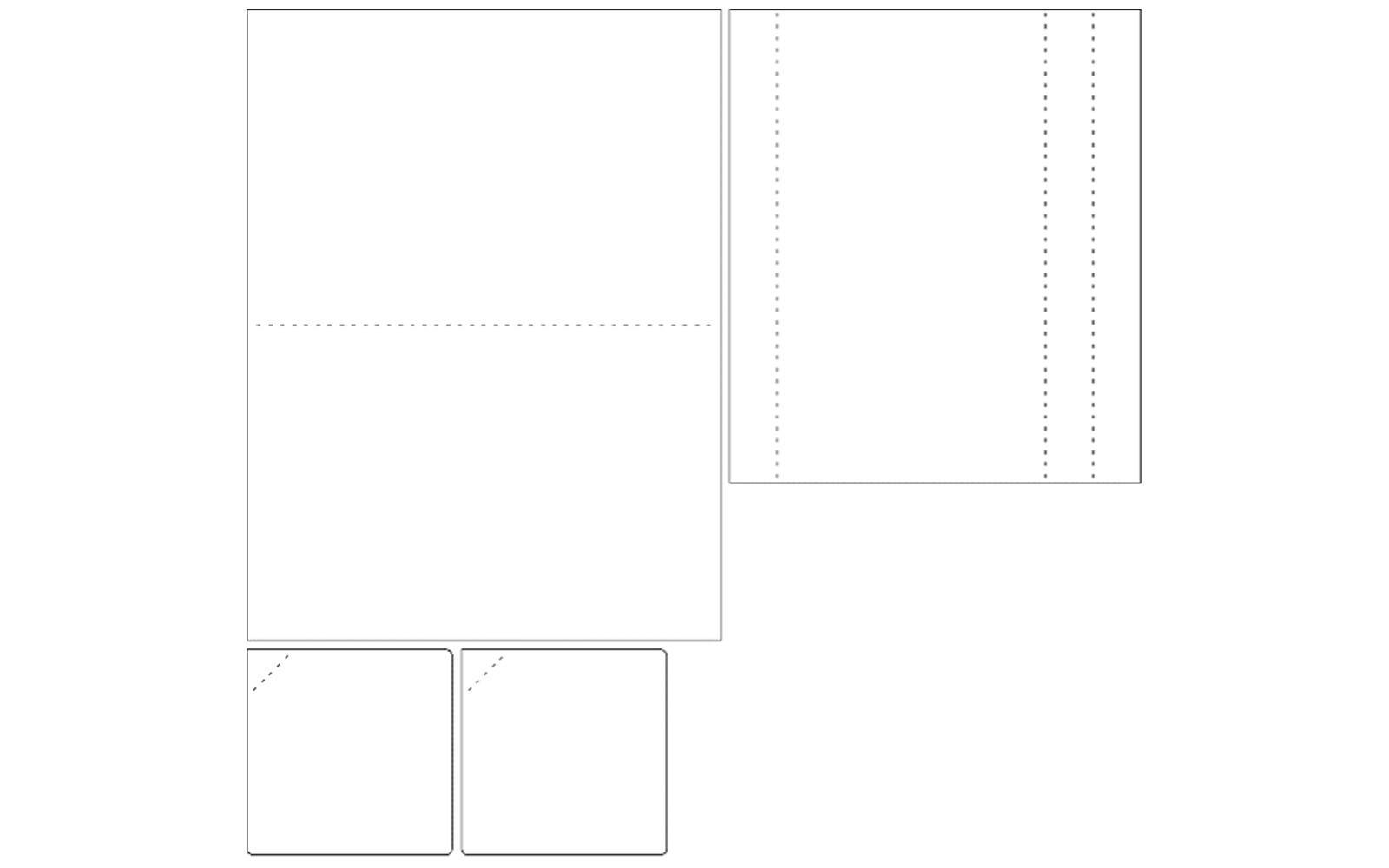 Lignes de découpe de Brother ScanNCut pour une carte d'anniversaire amovible