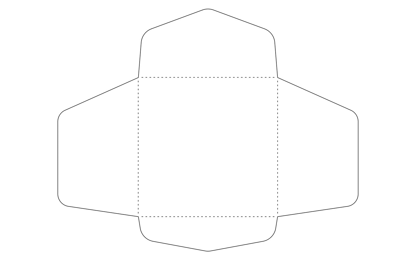 biglietto d’auguri con cuore intrecciato Schema di taglio busta ScanNCut