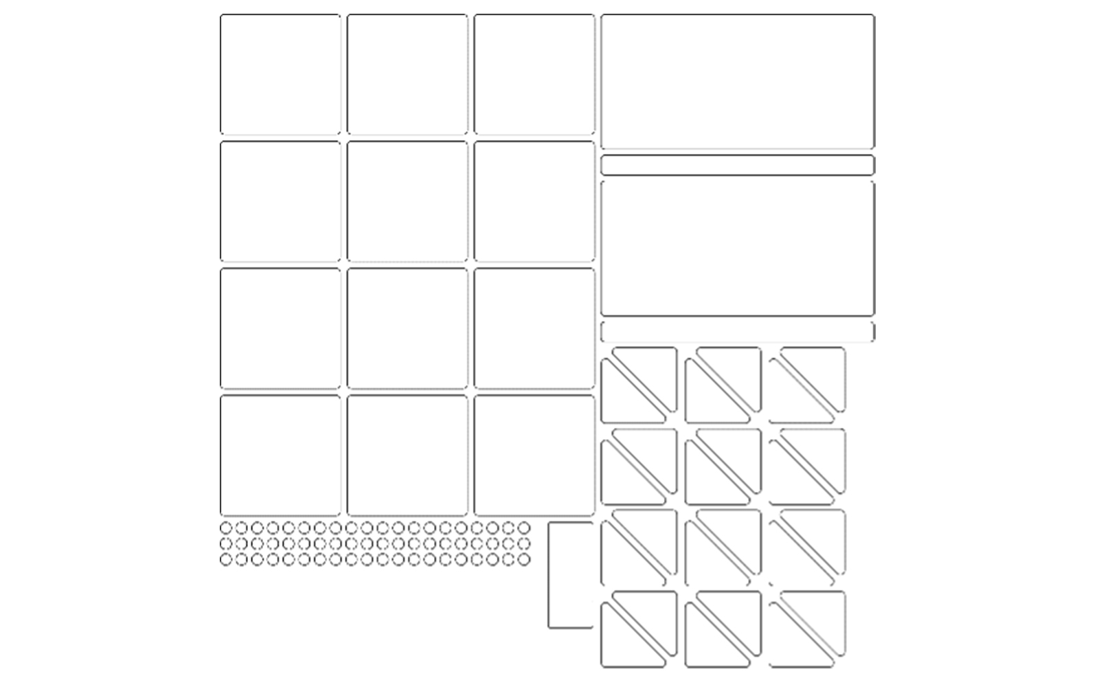 Brother ScanNCut-Schnittlinien für Papierbox und Konfetti