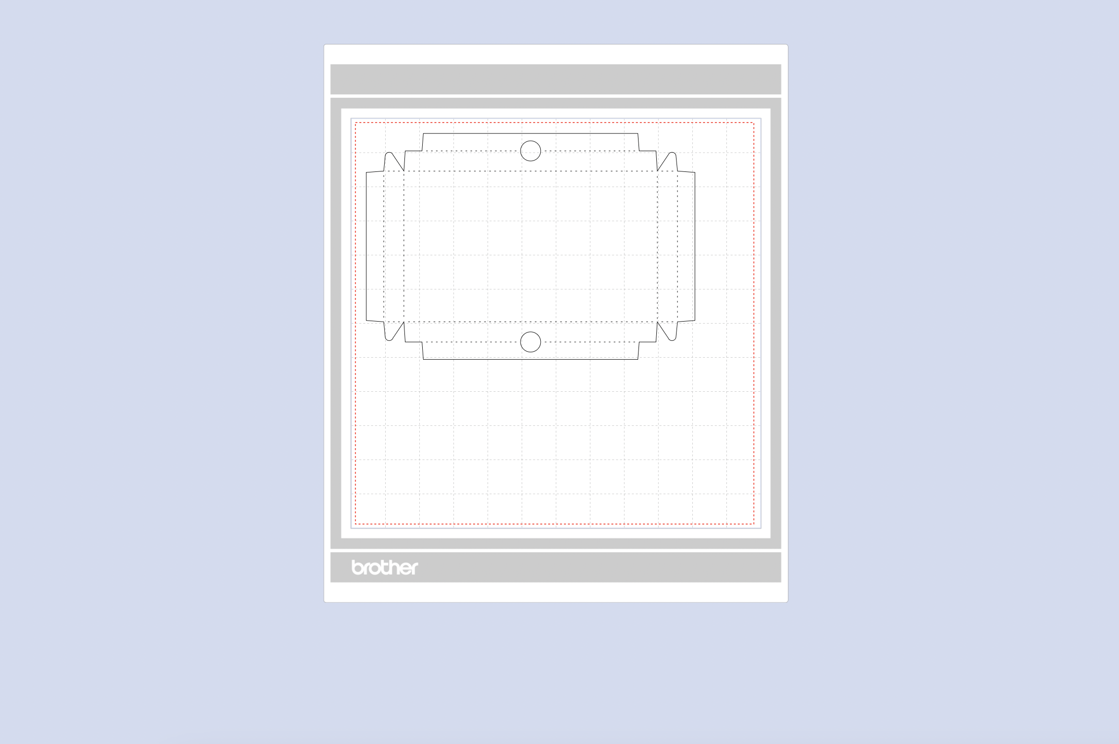 Brother blog ScanNCut apron papercraft card box pattern 