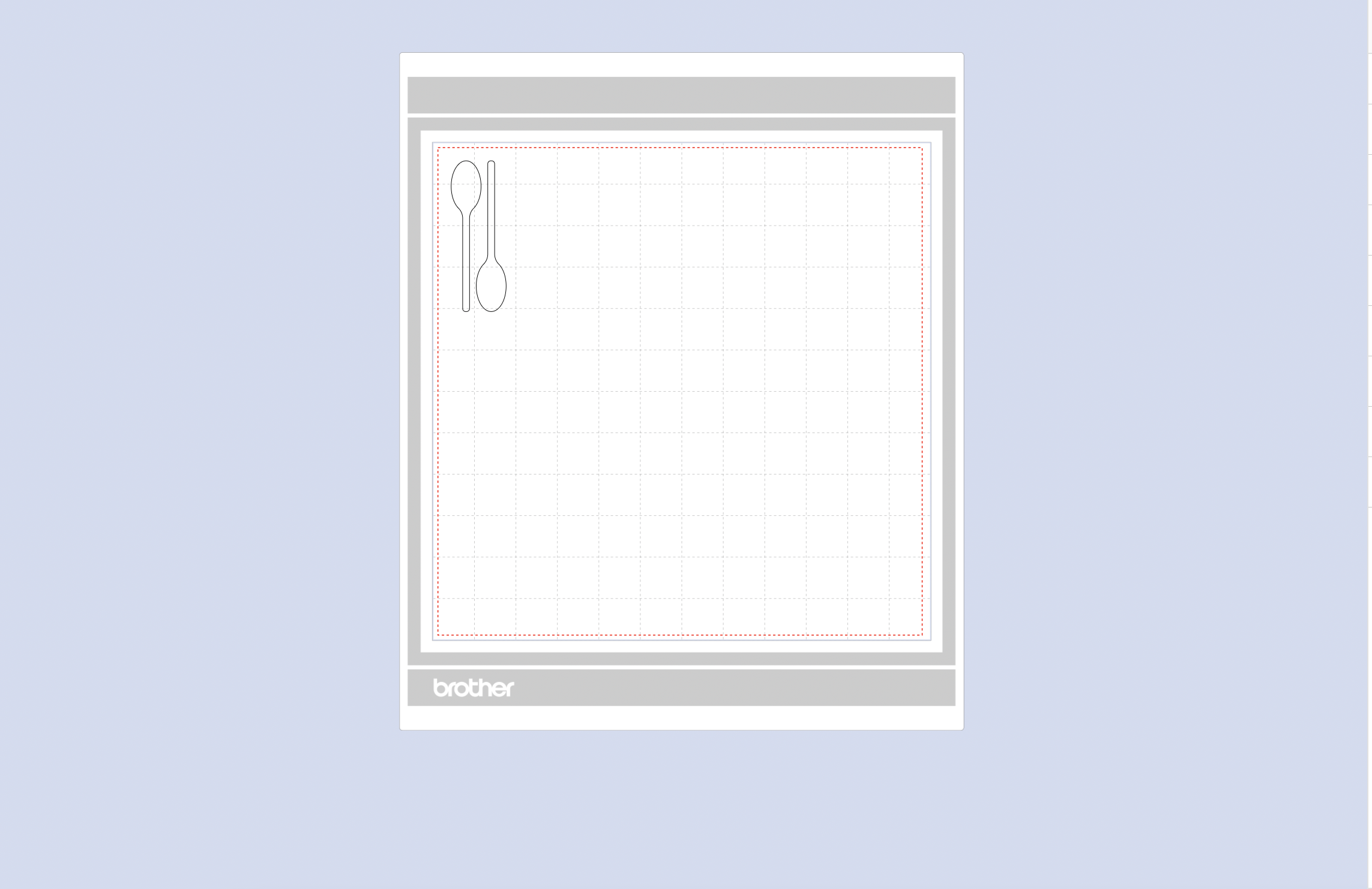 ScanNCut baking spoons free cutting pattern
