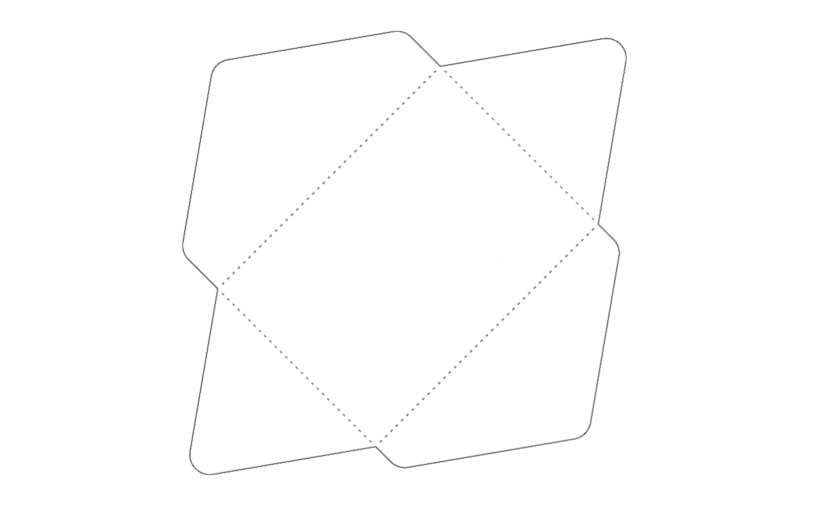 Brother ScanNCut square and triangle cutting lines.