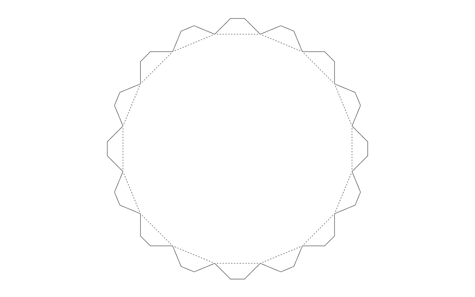 Blue and white paper flower pieces flat lay white background