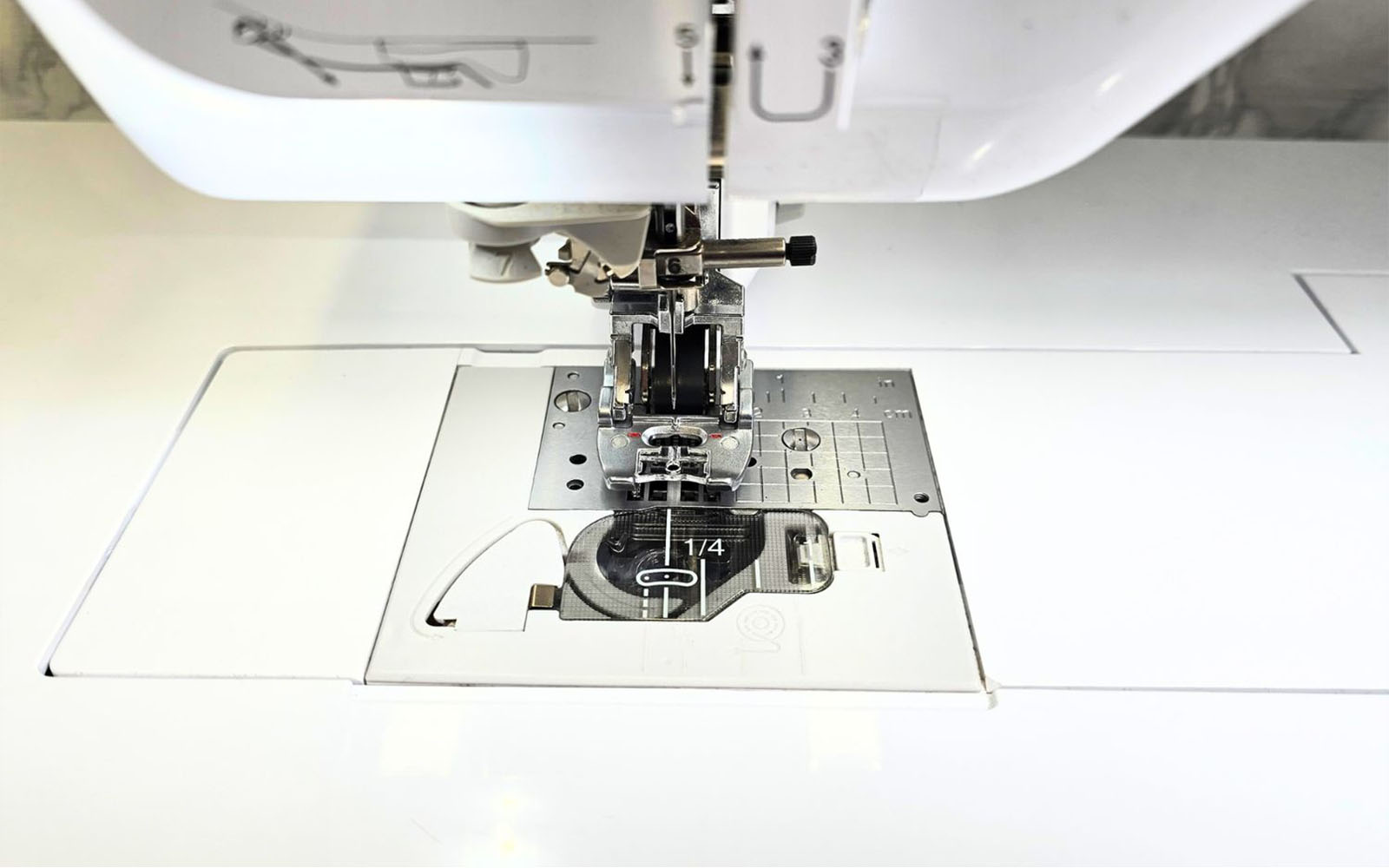 Couching dual feed foot on Brother embroidery machine