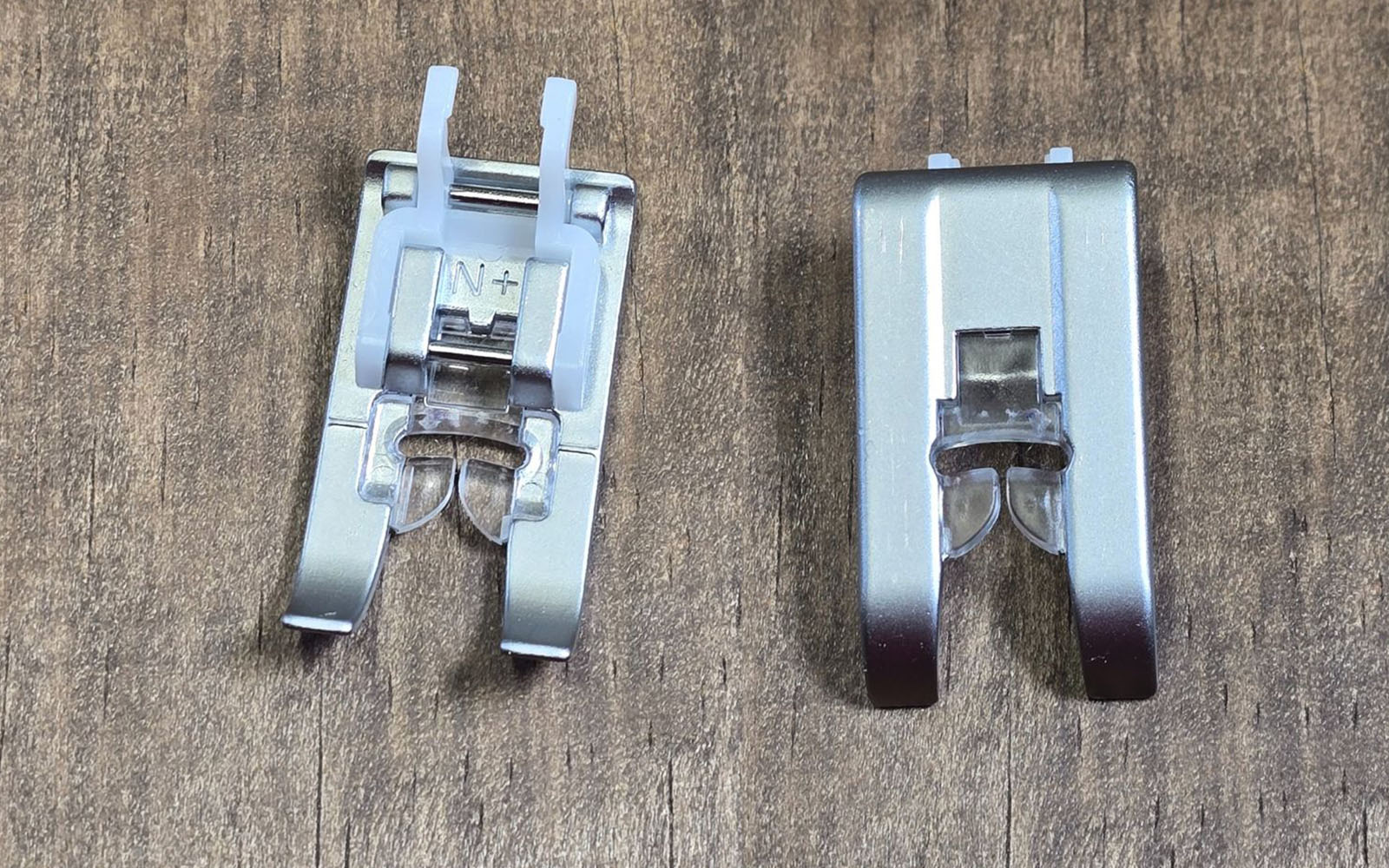 Brother N+ monogramming sewing machine presser feet