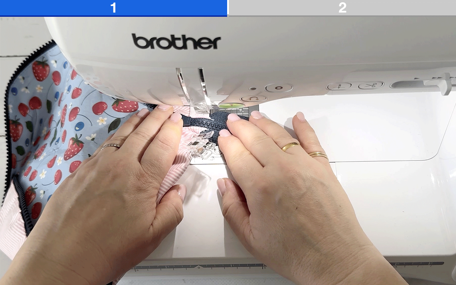 Finishing seams on Brother sewing machine