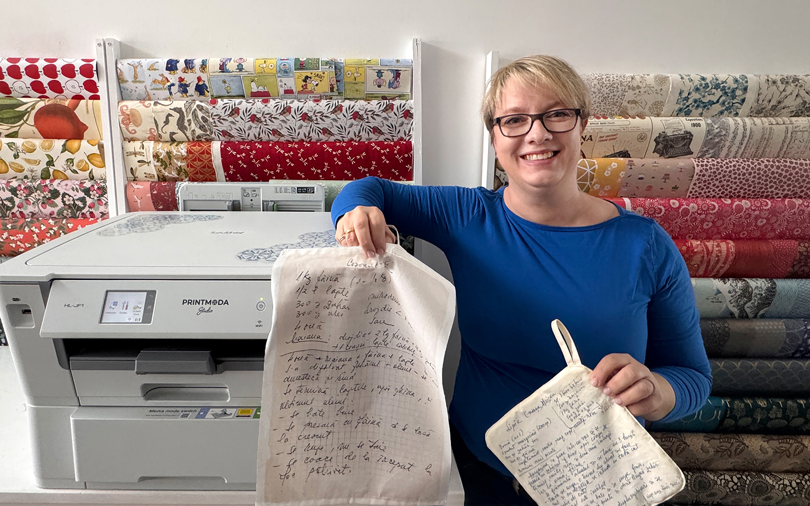 missredfox with Brother PrintModa Studio fabric printer