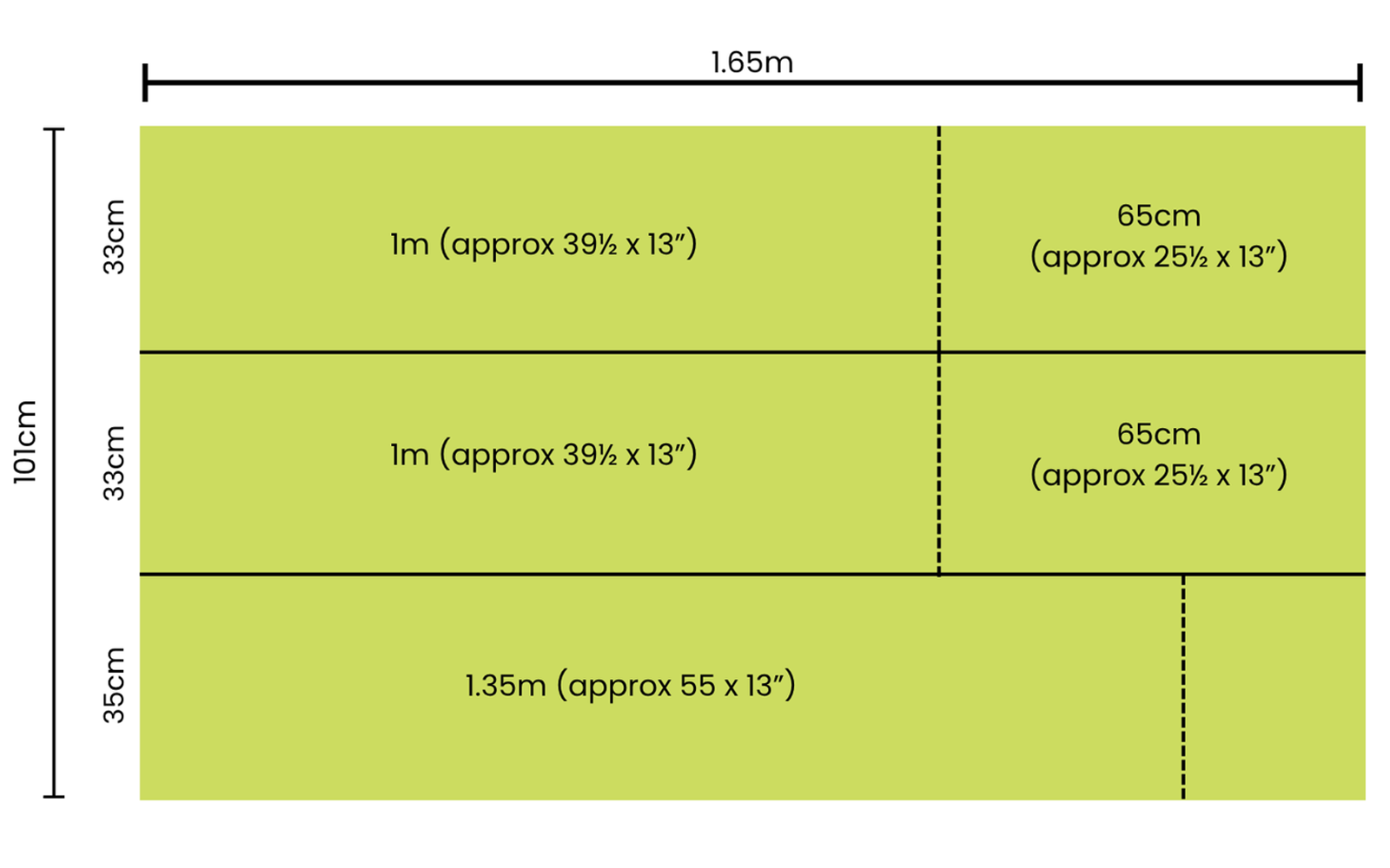 Schema di taglio del tessuto grigio per il quilt dell’albero di Natale.