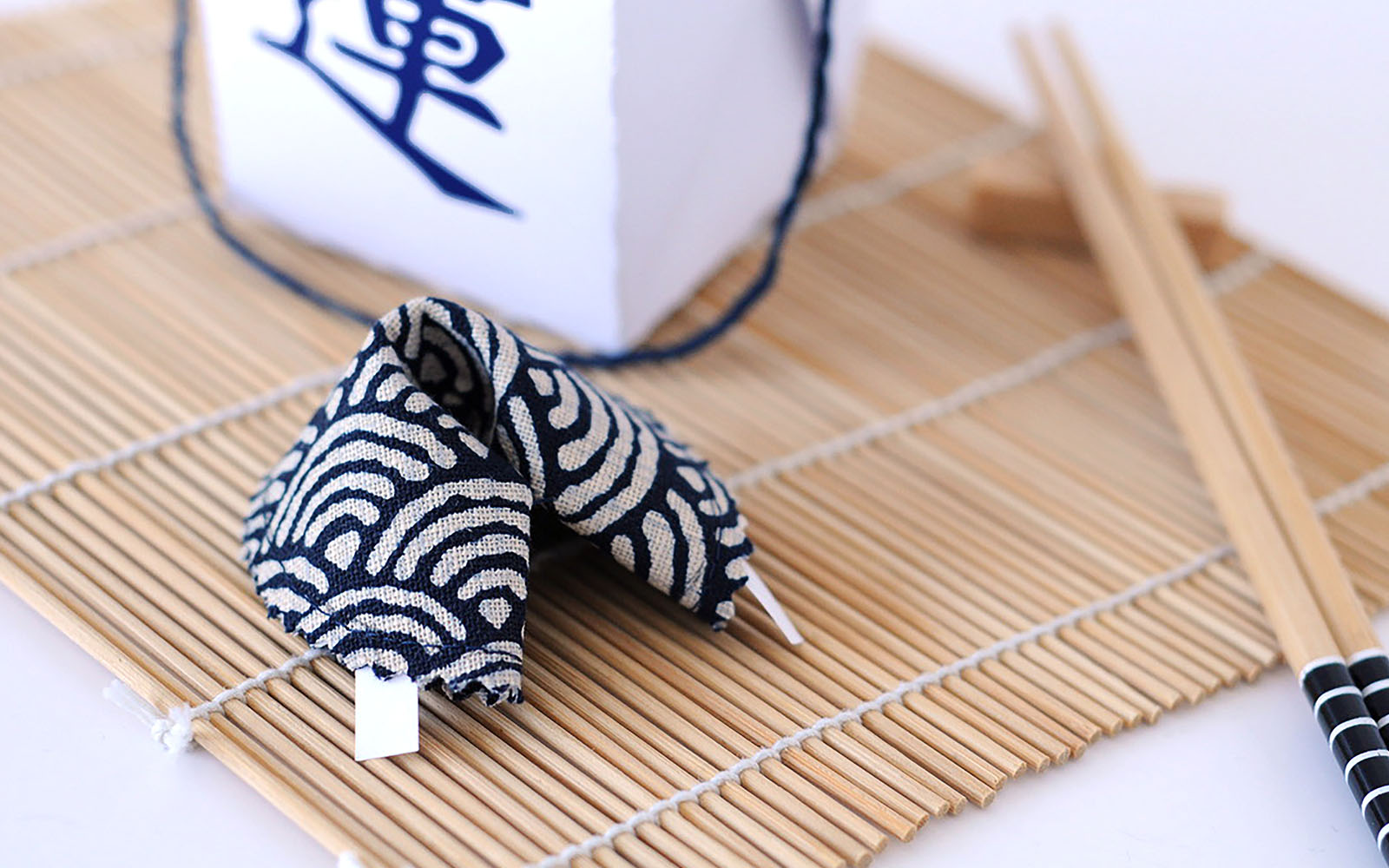 biscuits chinois en tissu