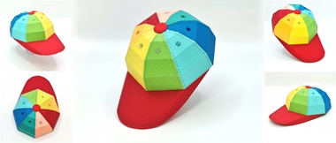 Casquette de baseball en papeterie créative ScanNCut 3D du Gentleman Crafter
