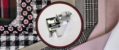 Variety of blind hems with blind stitch foot insert