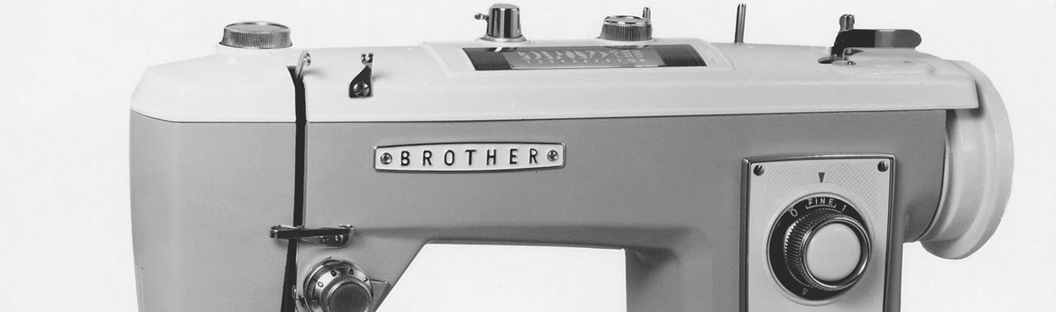 Швейная машина Brother крупным планом