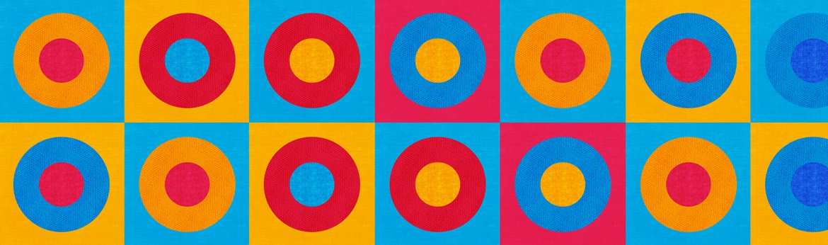 multicoloured pattern