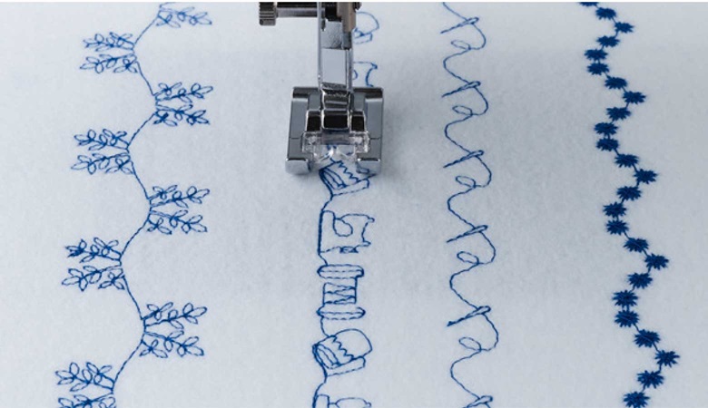 Example of built in sewing stitches of Brother Innov-is XP3