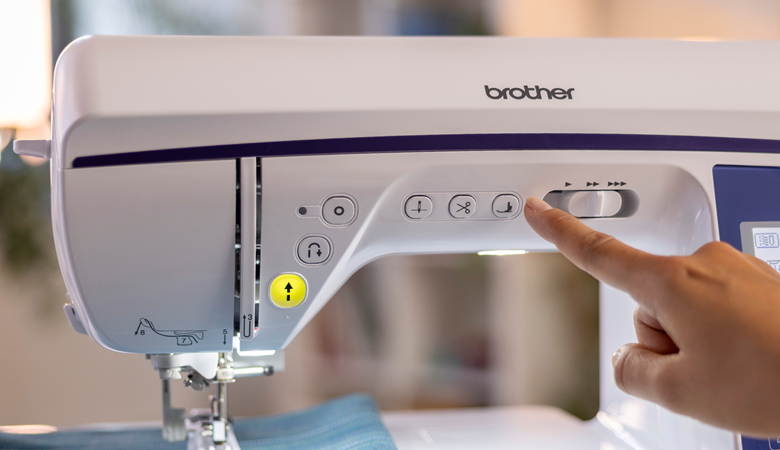 Lockstitch button to save time.