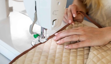Sewing leather on Brother PQ1600S sewing machine