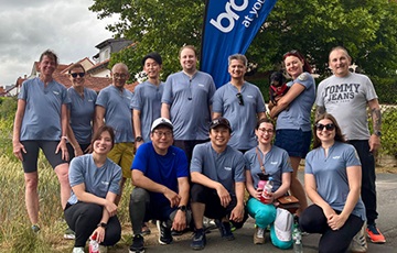 BSME team during 2025 Golden Ring charity run