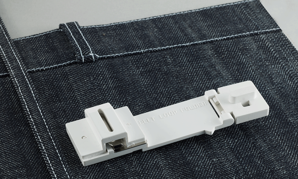 Führung zum Nähen von Gürtel- und Trägerschlaufen SA223CV