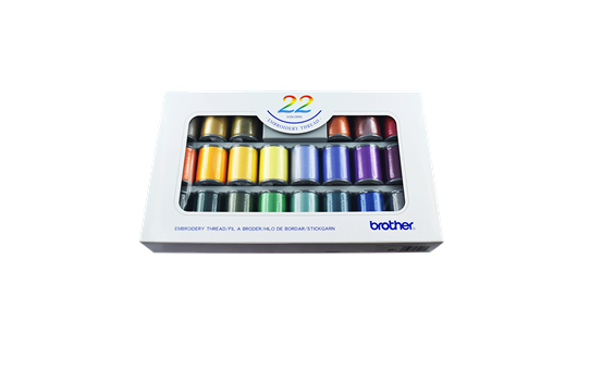 Brother Borduurgarenset ETS22N - 22 kleuren
