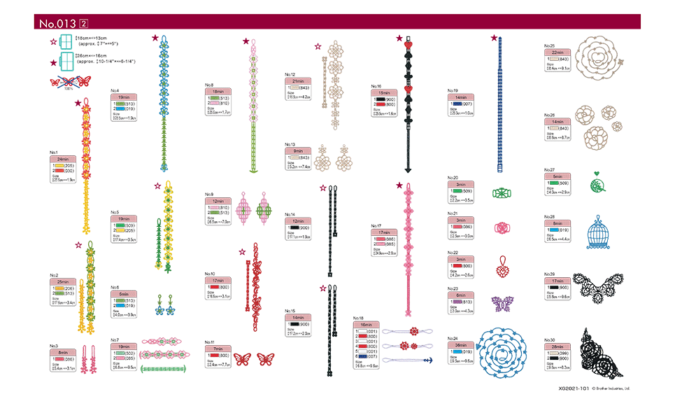 BLECUSB13 Borduurpatronen Collectie 13 3