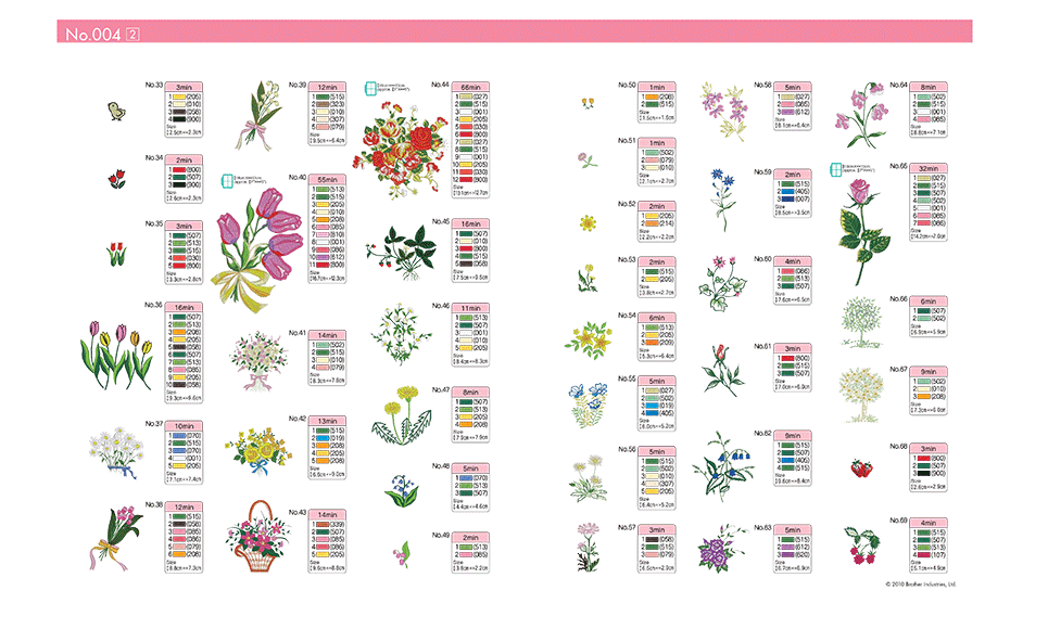 BLECUSB4 Stickmuster-Kollektion 4 3