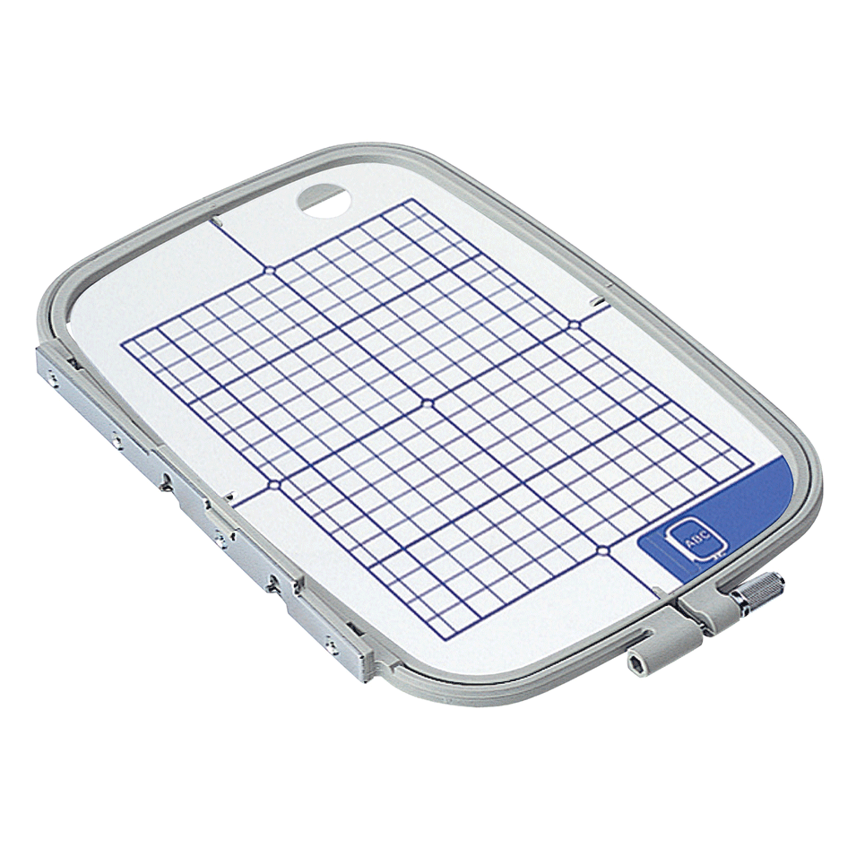 EF84 Telaio da ricamo rettangolare 13 x 18 cm con griglia