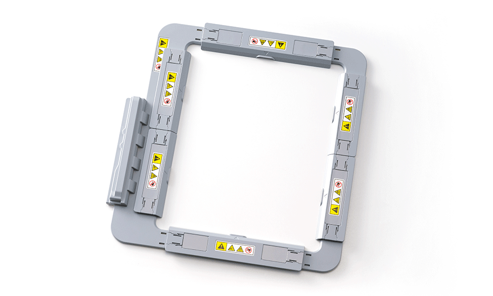 Brother MF180 magnetic embroidery frame on white background