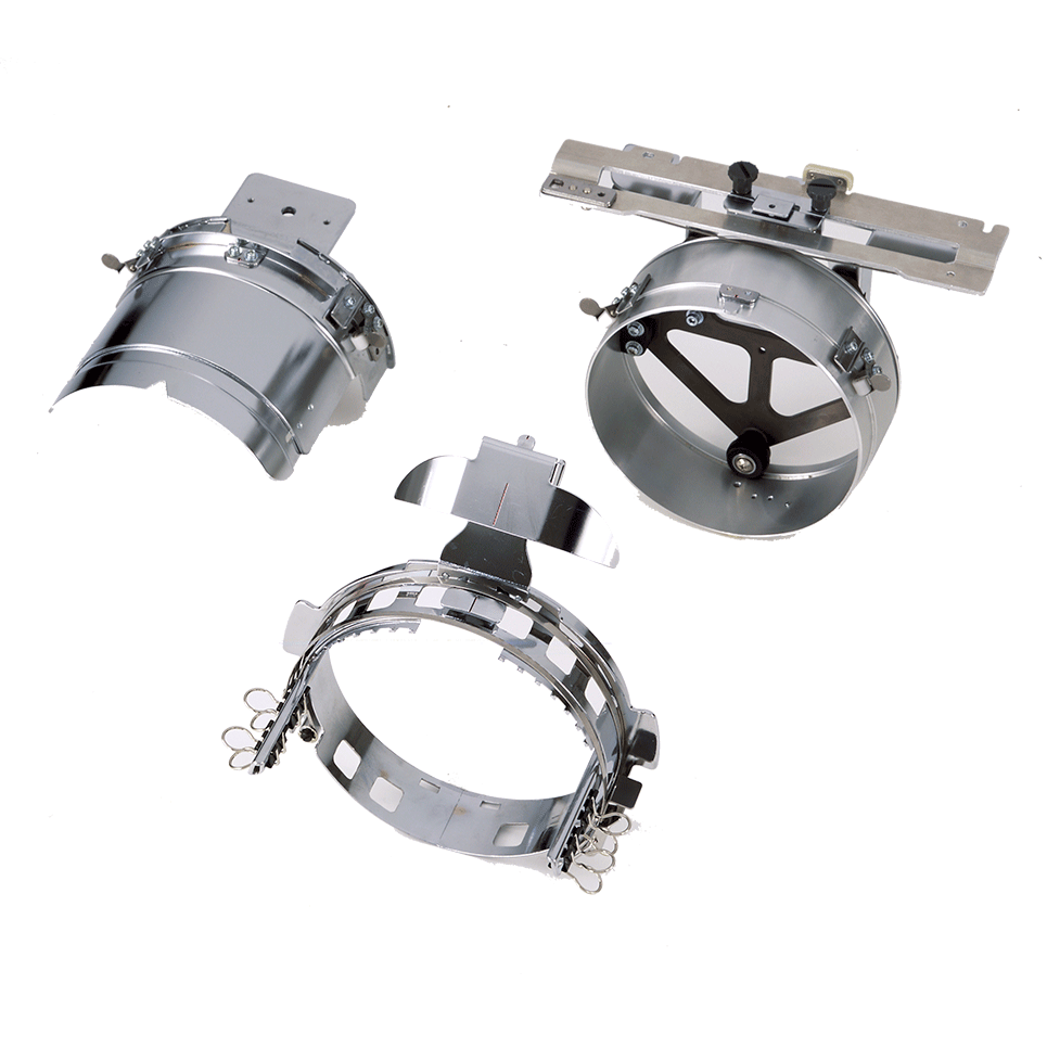 3teiliges rundes Kappenrahmen-Set PRCF3 Antrieb, Rahmen, Einspannhilfe