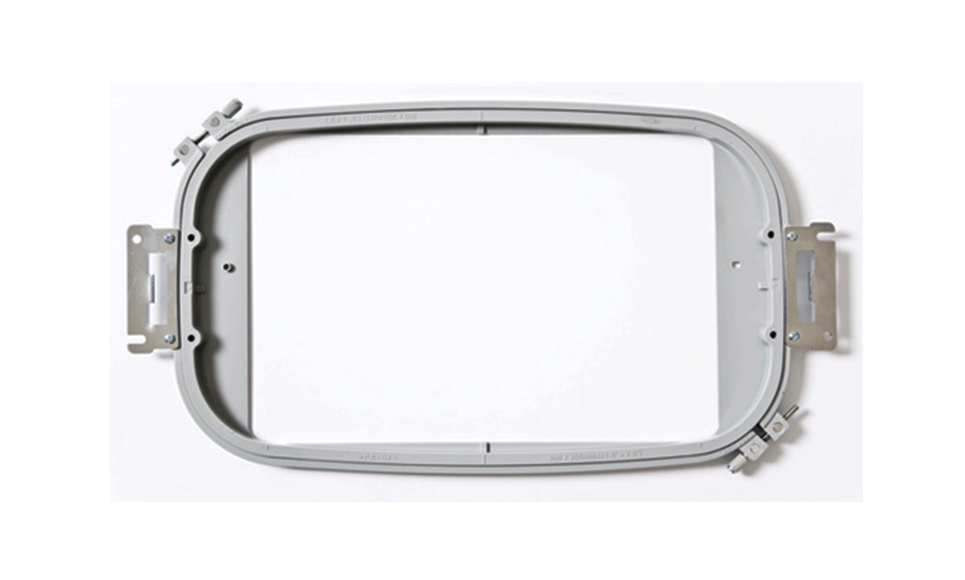 Grey 300 x 200mm rectangular machine embroidery flat frame PRF300