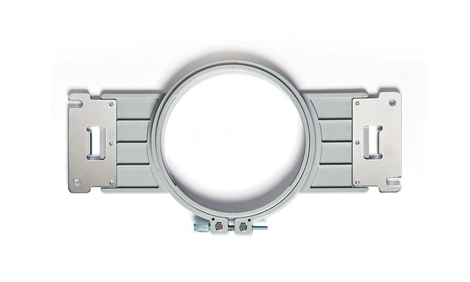 Round 100 x 100mm grey machine embroidery frame for PR and VR machines