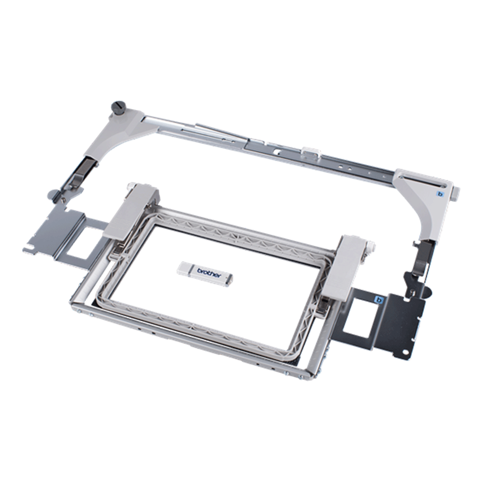 Rectangular 180 x 100mm clip meganism border frame with arm and USB