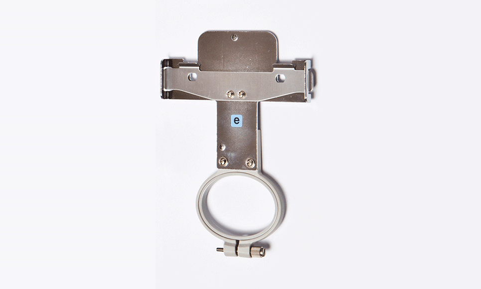 Kleiner runder grau er Stickrahmen VRSF44 38 x 44 mm für PR und VR