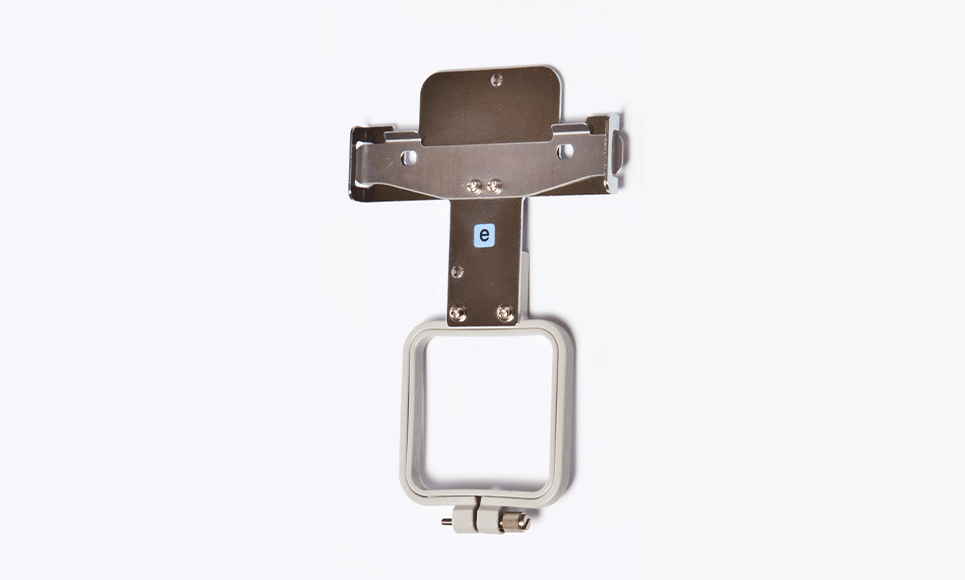 Kleiner ovaler quadratischer Stickrahmen 50 x 50 mm für PR und VR