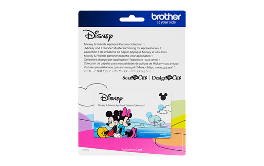 Disney Musterkollektion „Mickey und Freunde“ für Applikationen CADSNP03