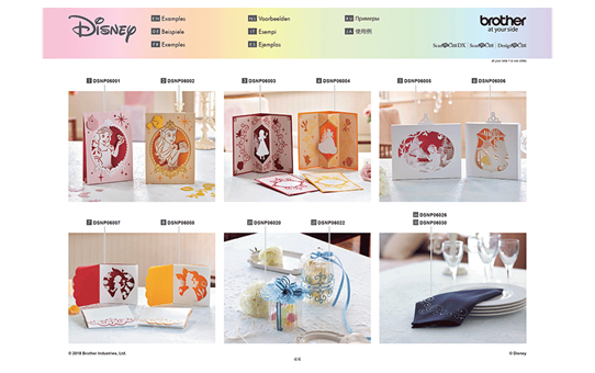 Disney Musterkollektion „Schneewittchen und Belle“ für Papier CADSNP06 12