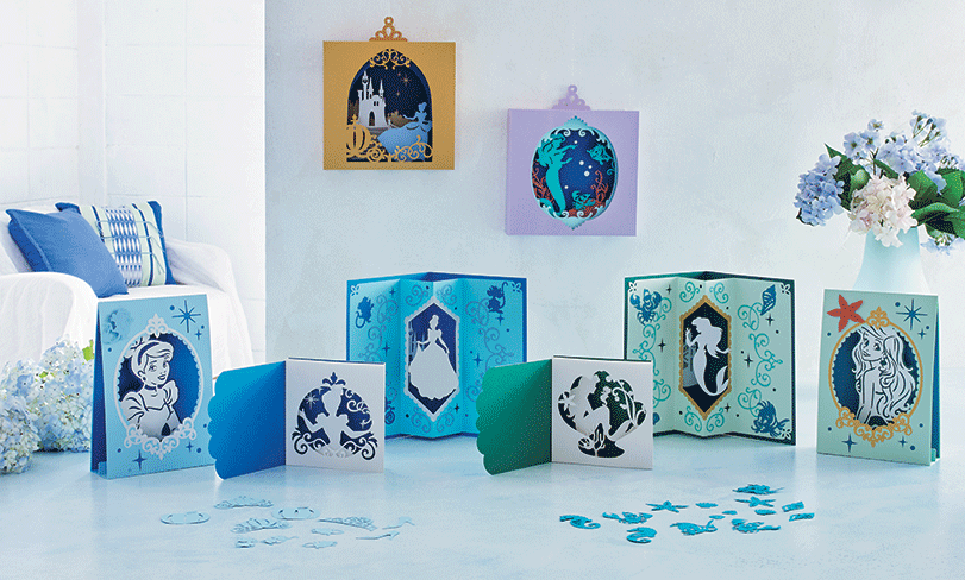 Collection de motifs Cendrillon et Ariel de Disney CADSNP07 8