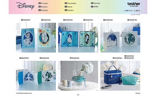 Disney Musterkollektion „Aschenputtel und Ariel“ für Papier CADSNP07 9