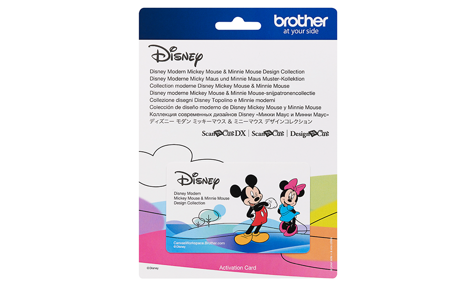 Collection de motifs moderne Disney Mickey Mouse & Minnie Mouse