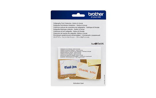 Collection polices de caractères de calligraphie CADXCLGFP01 - Gothique & Onciale  2