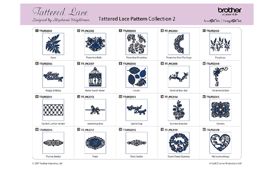 ScanNCut Tattered Lace-Kollektion 2 CATTLP02 2