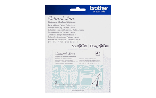 Brother ScanNCut Tattered Lace Kollektion 4 CATTLP04