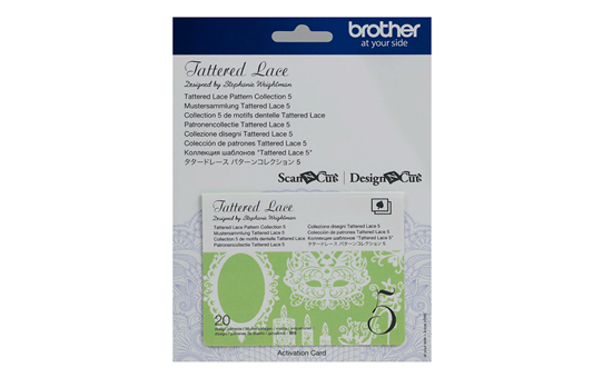 Collection n° 5 de motifs dentelle Tattered Lace Brother ScanNCut CATTLP05