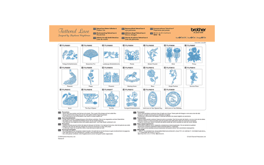 Brother ScanNCut Tattered Lace Collectie 6 CATTLP06 2