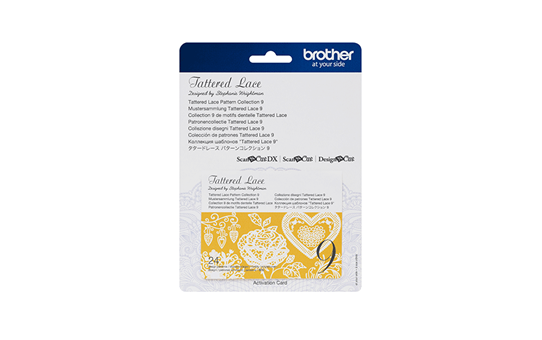 Collection n° 9 de motifs dentelle Tattered Lace Brother ScanNCut CATTLP09 2